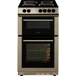 Belling FS50EFDO 50cm Double Oven Electric Cooker in Silver